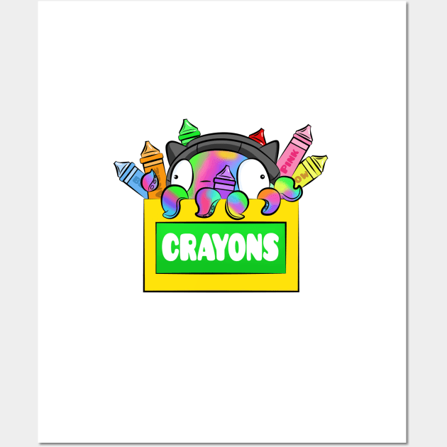 Grumps In a Box of Crayons Wall Art by Sarah Butler